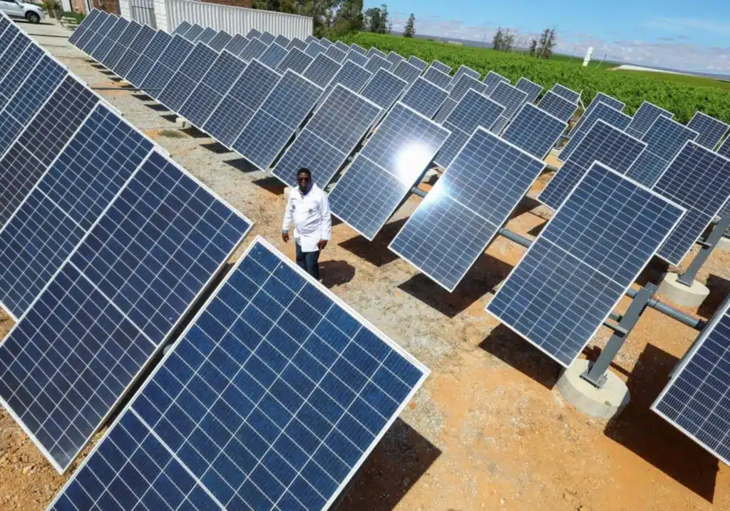 Powerhouse solutions in action: A solar farm harnessing the sun's energy