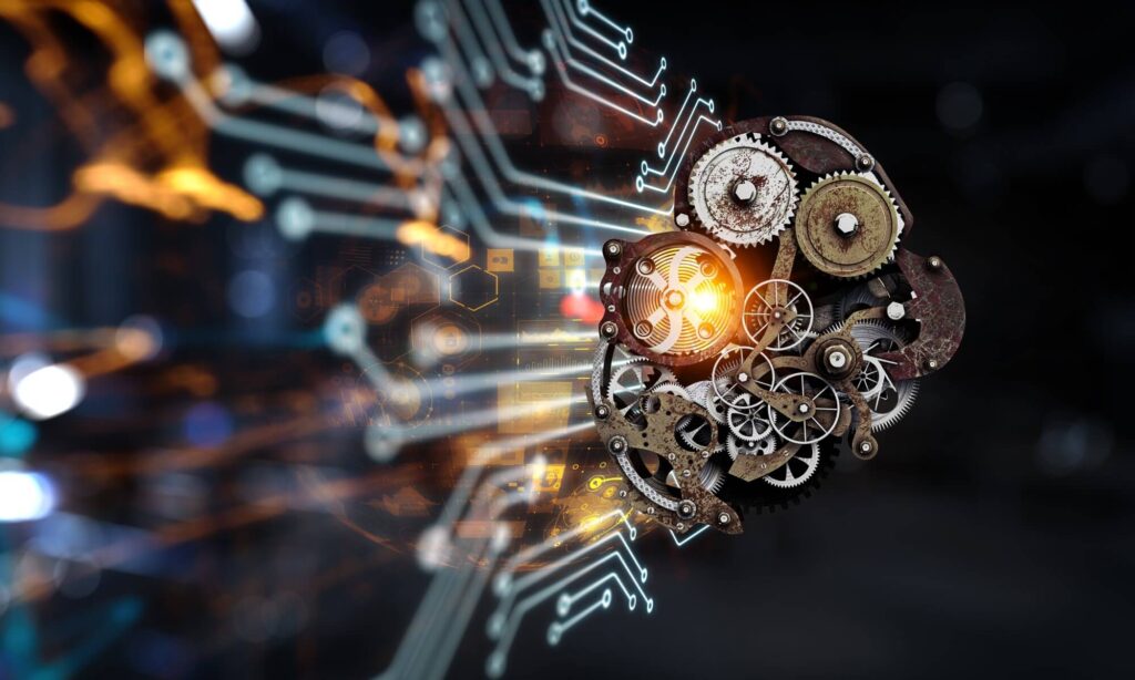 Electromechanical Engineering: A visual representation of the intricate interplay between electrical and mechanical systems