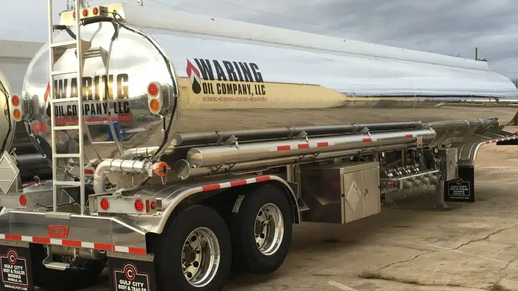 Fuel wholesalers truck by waring oil company